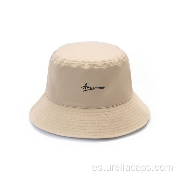 Sombrero de pesca de bordado plano